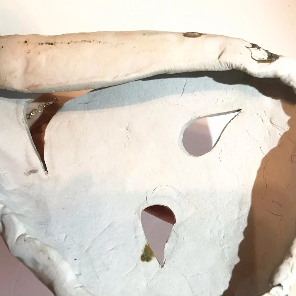 Handcrafted Ceramic Mask Wall Art strange unique decor